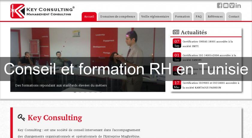 Conseil et formation RH en Tunisie