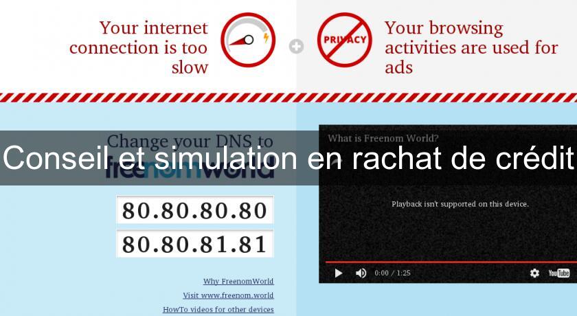 Conseil et simulation en rachat de crédit