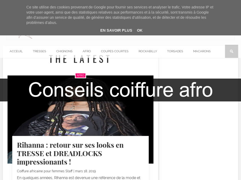 Conseils coiffure afro