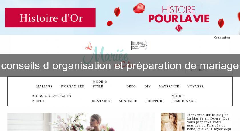 conseils d'organisation et préparation de mariage conseils d'organisation et préparation de mariage