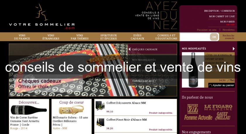 conseils de sommelier et vente de vins conseils de sommelier et vente de vins