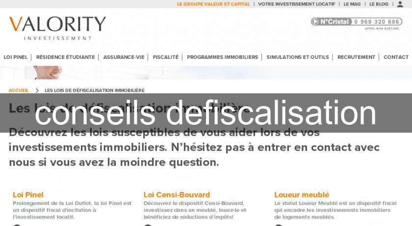 conseils defiscalisation conseils defiscalisation