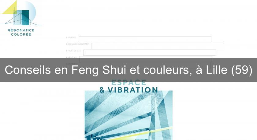 Conseils en Feng Shui et couleurs, à Lille (59)