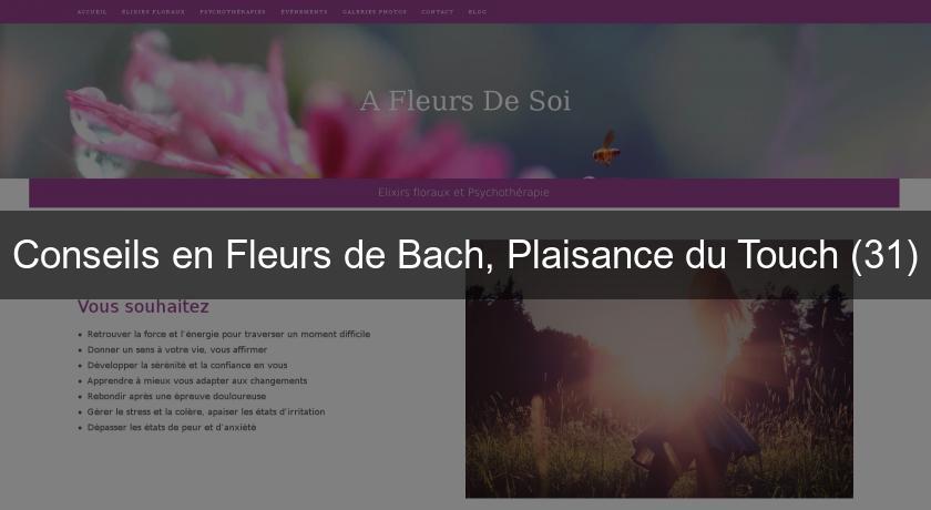 Conseils en Fleurs de Bach, Plaisance du Touch (31)