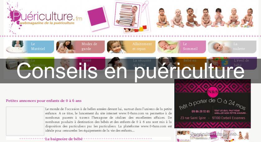 Conseils en puériculture Conseils en puériculture