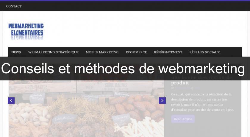 Conseils et méthodes de webmarketing 