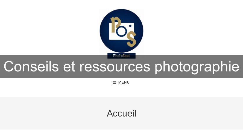 Conseils et ressources photographie