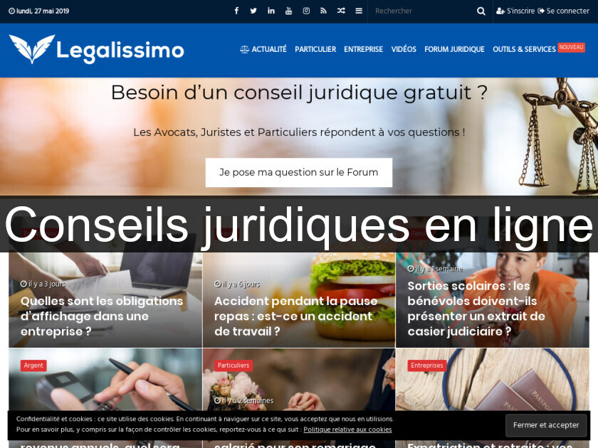 Conseils juridiques en ligne Conseils juridiques en ligne