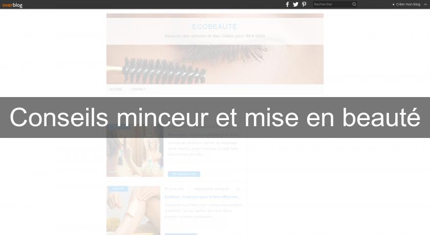Conseils minceur et mise en beauté Conseils minceur et mise en beauté