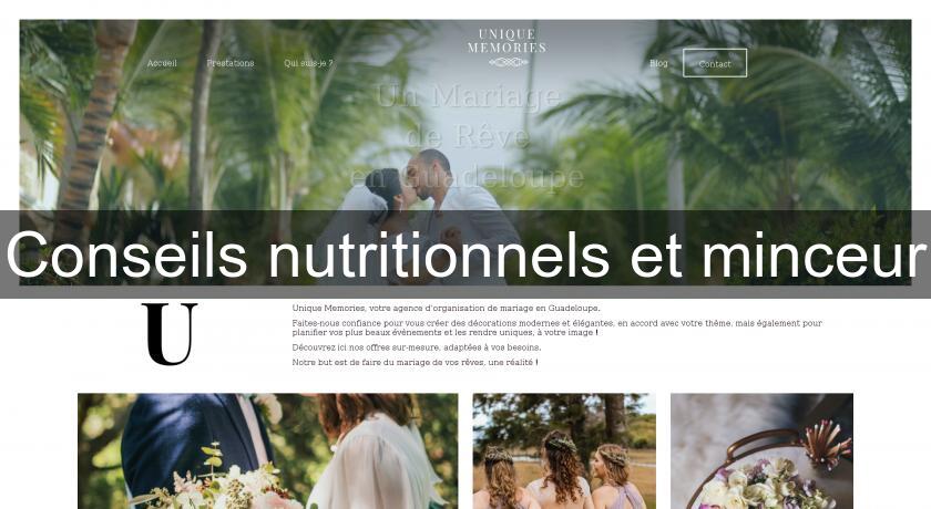 Conseils nutritionnels et minceur Conseils nutritionnels et minceur