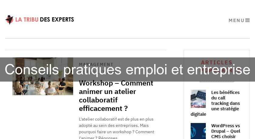 Conseils pratiques emploi et entreprise