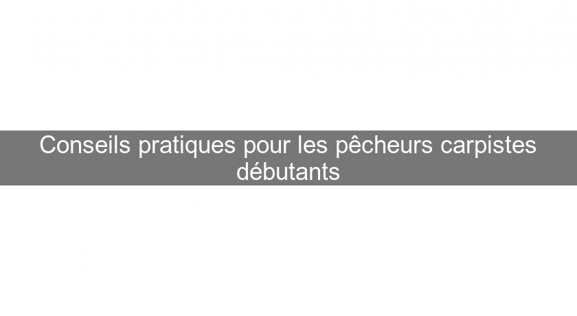 Conseils pratiques pour les pêcheurs carpistes débutants