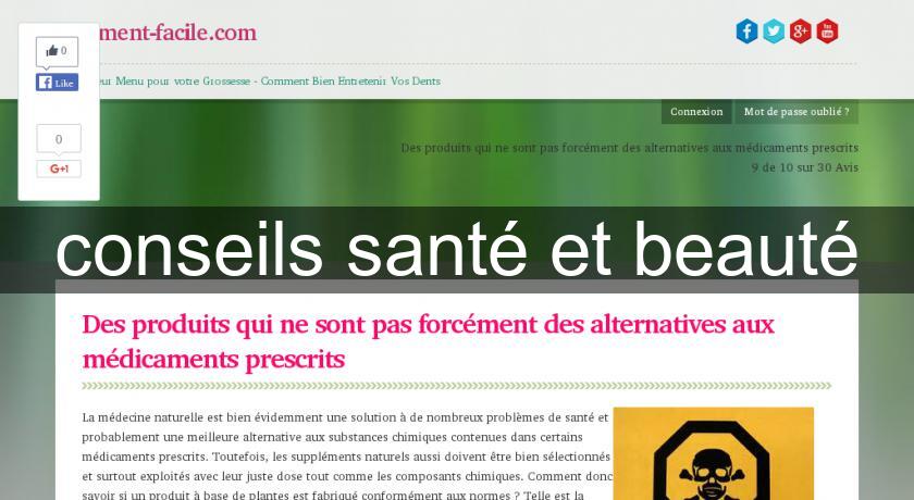 conseils santé et beauté conseils santé et beauté