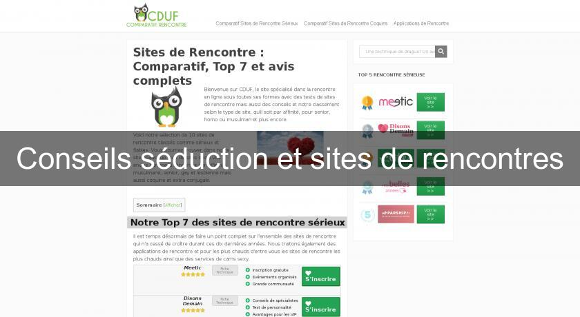site de rencontre séduction