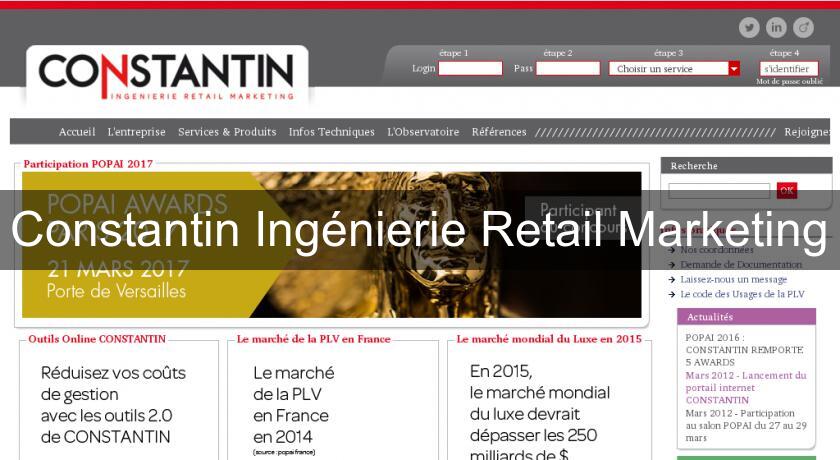 Constantin Ingénierie Retail Marketing