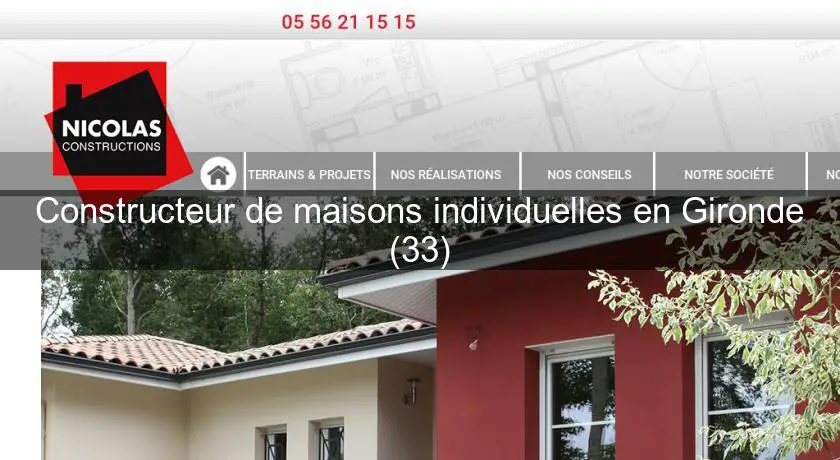 Constructeur de maisons individuelles en Gironde (33)