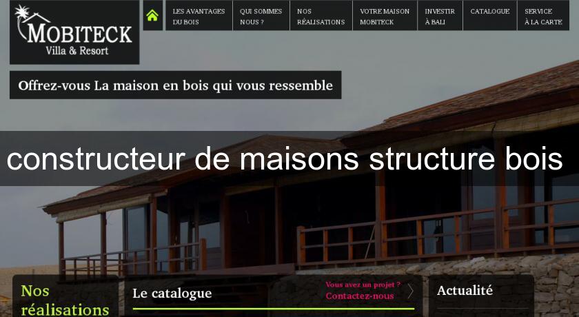 constructeur de maisons structure bois constructeur de maisons structure bois
