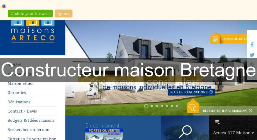 Constructeur maison Bretagne