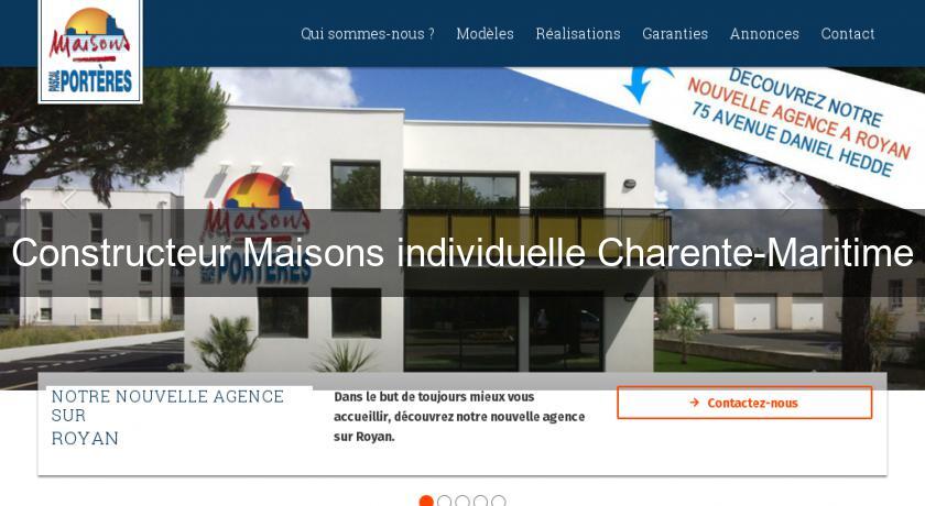 Constructeur Maisons individuelle Charente-Maritime