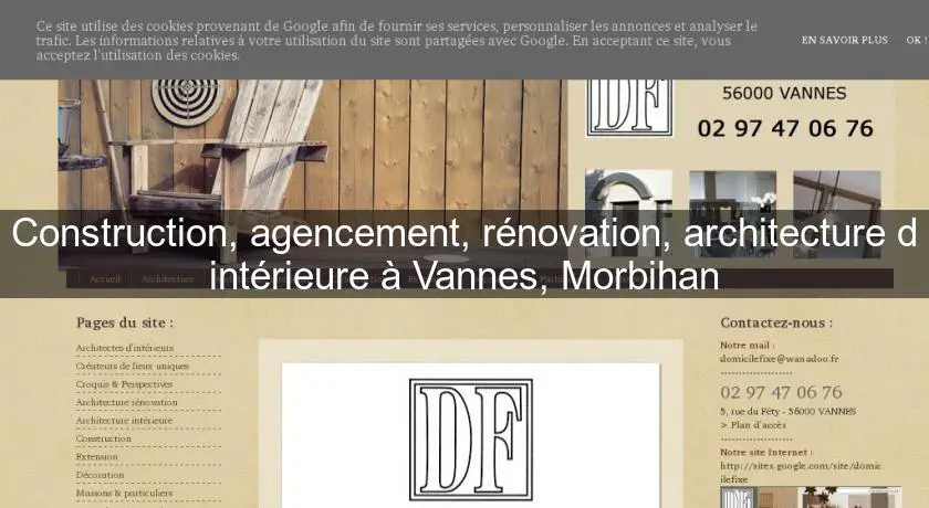 Construction, agencement, rénovation, architecture d'intérieure à Vannes, Morbihan