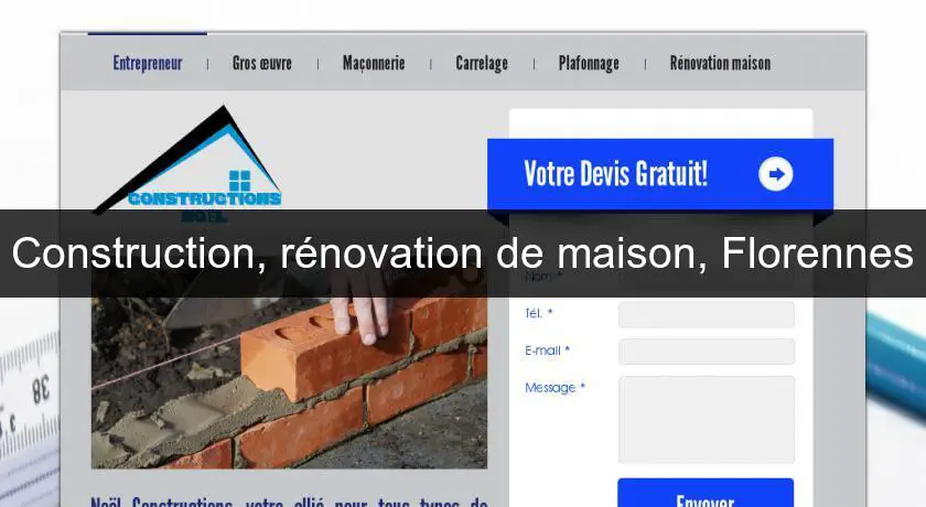 Construction, rénovation de maison, Florennes