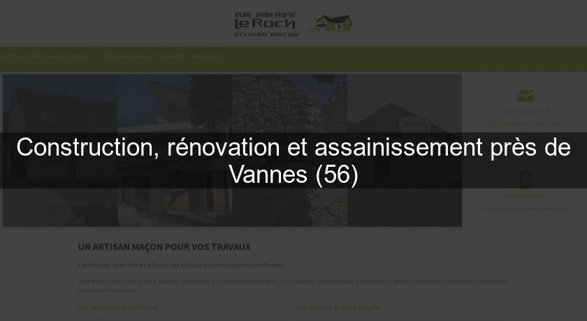 Construction, rénovation et assainissement près de Vannes (56)