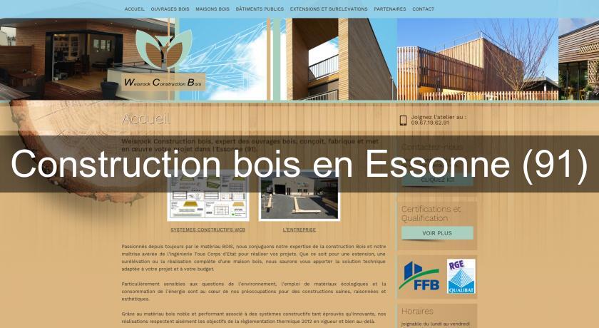 Construction bois en Essonne (91) Construction bois en Essonne (91)