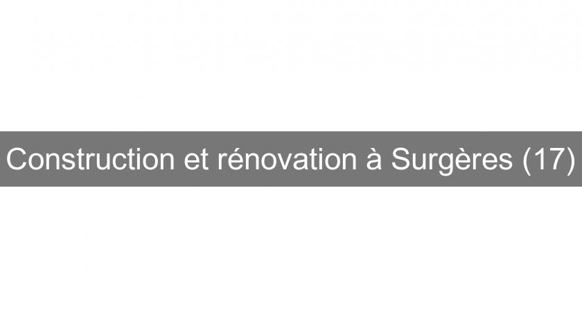 Construction et rénovation à Surgères (17) Construction et rénovation à Surgères (17)