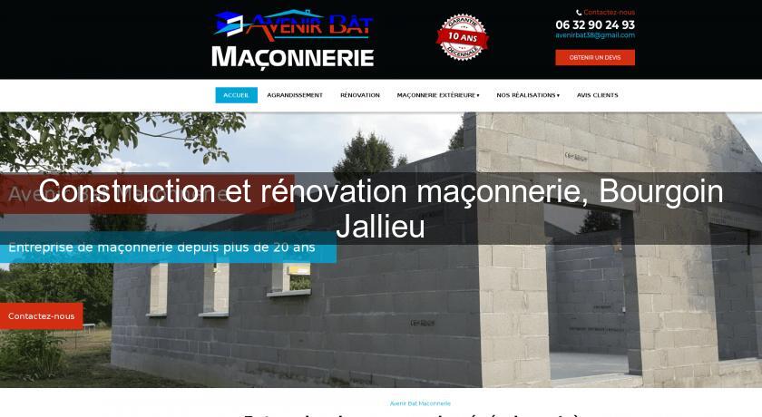 Construction et rénovation maçonnerie, Bourgoin Jallieu