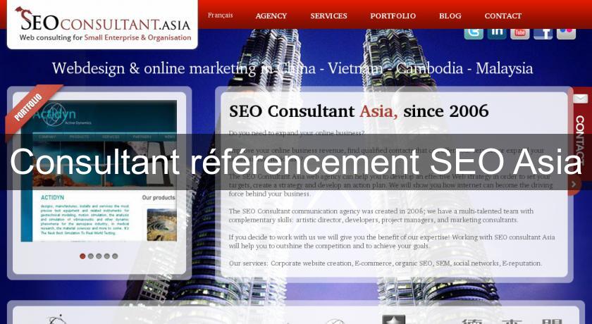 Consultant référencement SEO Asia Consultant référencement SEO Asia