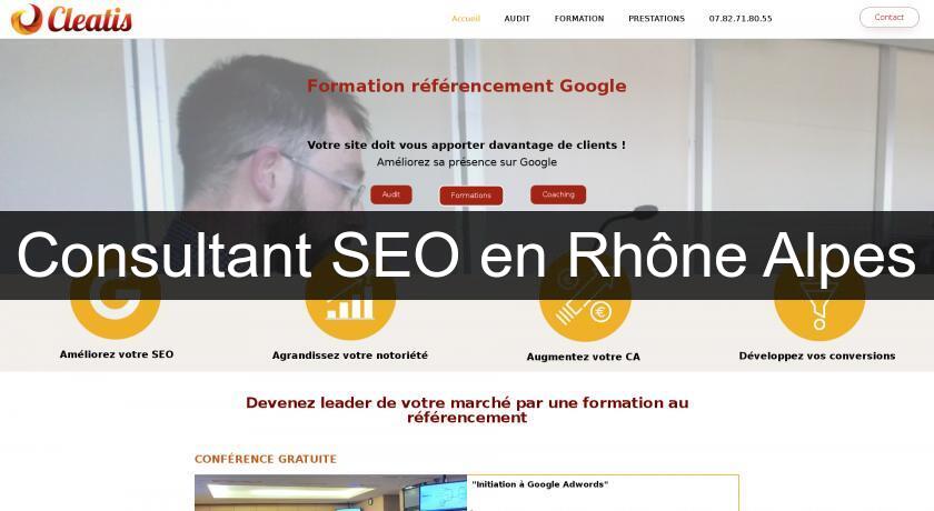 Consultant SEO en Rhône Alpes