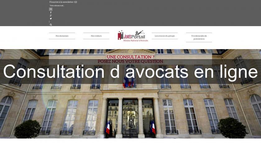 Consultation d'avocats en ligne