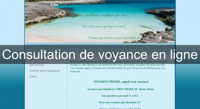 Consultation de voyance en ligne Consultation de voyance en ligne