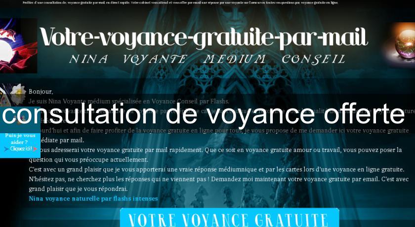 consultation de voyance offerte consultation de voyance offerte