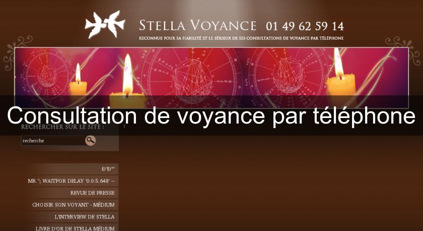 Consultation de voyance par téléphone Consultation de voyance par téléphone