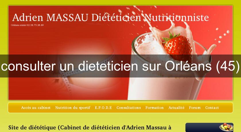 consulter un dieteticien sur Orléans (45)