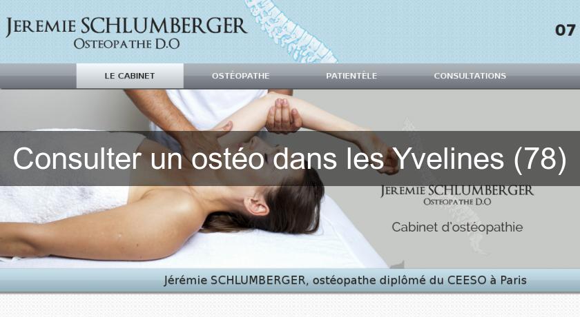Consulter un ostéo dans les Yvelines (78) Consulter un ostéo dans les Yvelines (78)