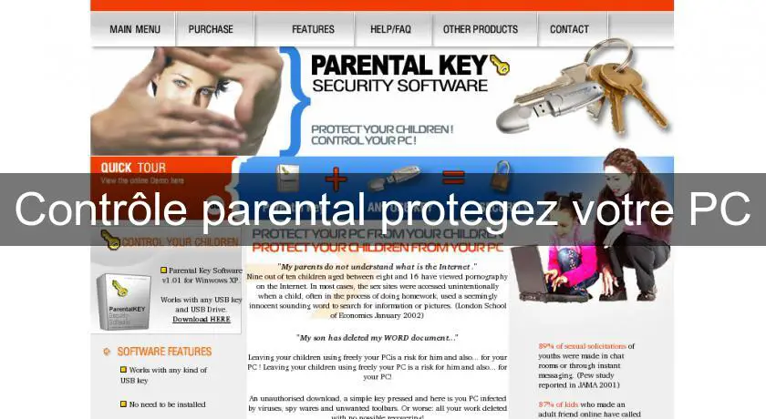 Contrôle parental protegez votre PC