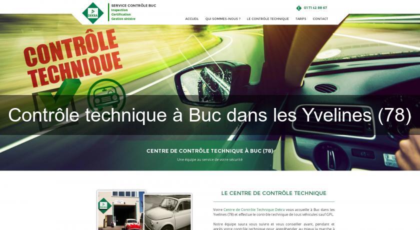 Contrôle technique à Buc dans les Yvelines (78)