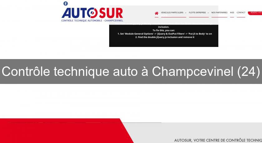 Contrôle technique auto à Champcevinel (24) Contrôle technique auto à Champcevinel (24)