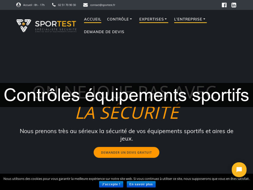 Contrôles équipements sportifs Contrôles équipements sportifs