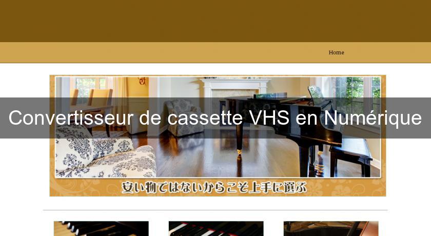 Convertisseur de cassette VHS en Numérique