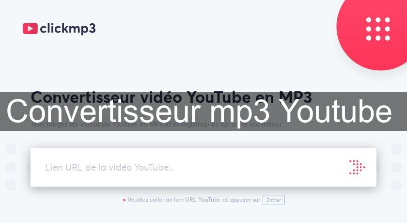 Convertisseur mp3 Youtube 