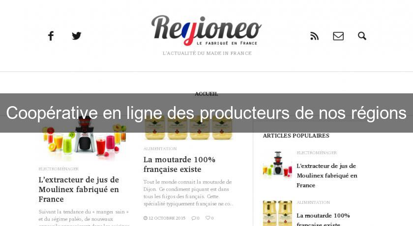 Coopérative en ligne des producteurs de nos régions