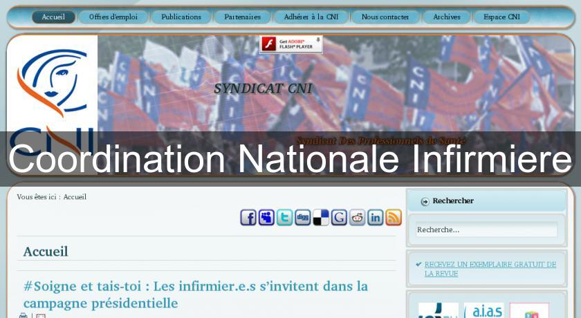 Coordination Nationale Infirmiere Coordination Nationale Infirmiere