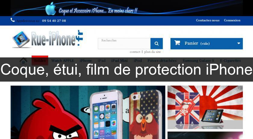 Coque, étui, film de protection iPhone