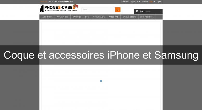 Coque et accessoires iPhone et Samsung