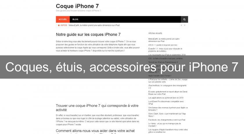 Coques, étuis, accessoires pour iPhone 7 Coques, étuis, accessoires pour iPhone 7