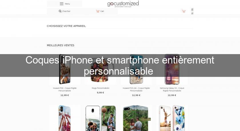 Coques iPhone et smartphone entièrement personnalisable 