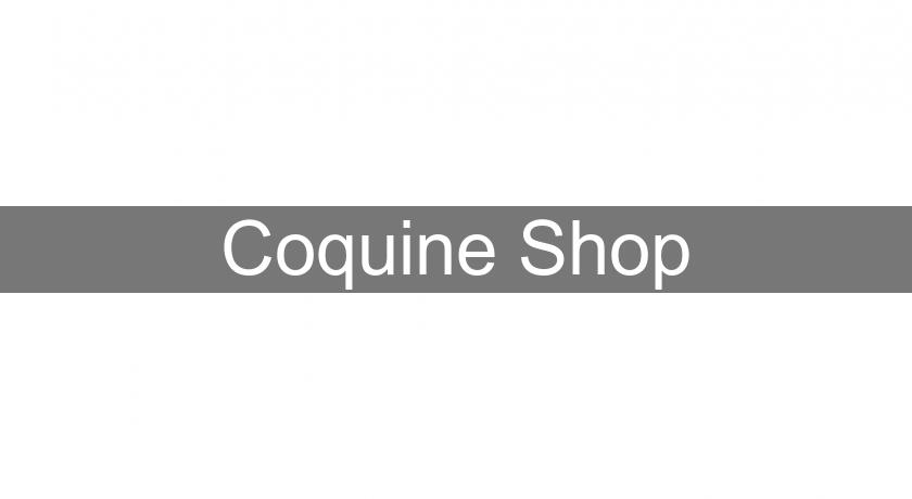 Coquine Shop